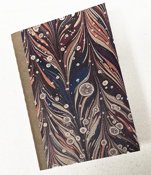 marbled paper journal 