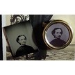 Custom button created from an original photographic gem 